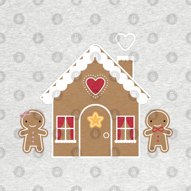 Kawaii Christmas Gingerbread House by marcelinesmith